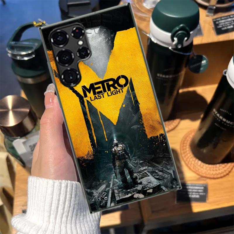 Metro 2033 Cases Phone Case for Samsung Galaxy S26 Ultra S25 Edge S24 S23 FE S21 Plus S20 S22 Cover TPU Capa Shell Shockproof Pa