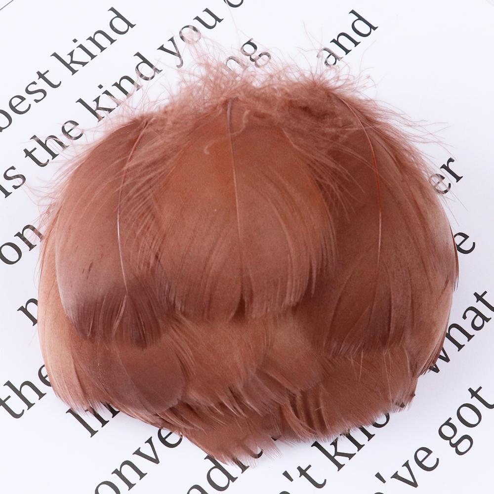 100Pcs/Lot Colour Goose Feathers 5-8Cm 8-12Cm Natural Feathers Crafts For Wedding Diy Handicraft Dream Catcher Decorative Plumes