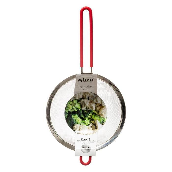 5five - passoire tamis inox siliconne 20cm