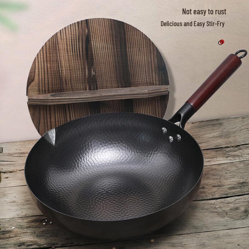 Hakka Style Hand-Forged Iron Wok