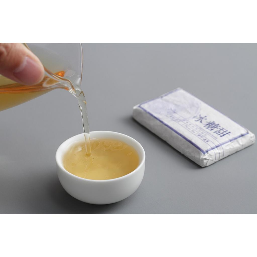 Yunnan Pu'er Tea Brick  Rock Sugar Sweet Big Tree Old Tree Raw Spring Tea 45g