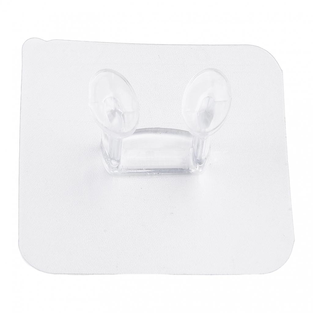 Sticky Hook for Kitchen & Bathroom Transparent & Long Lasting No Nails
