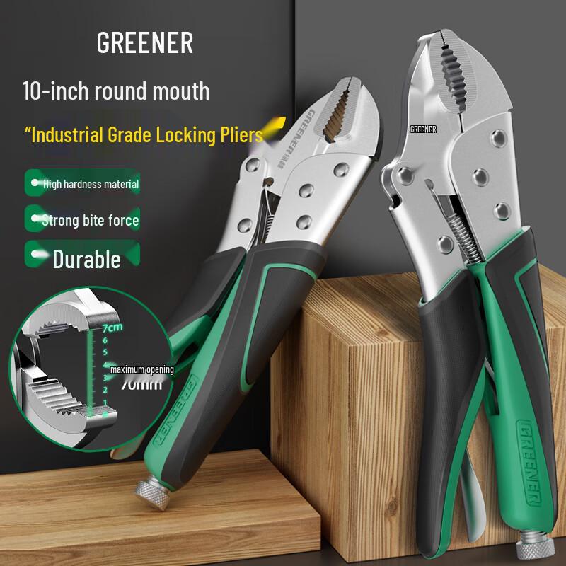GREENER Round Mouth Locking Pliers