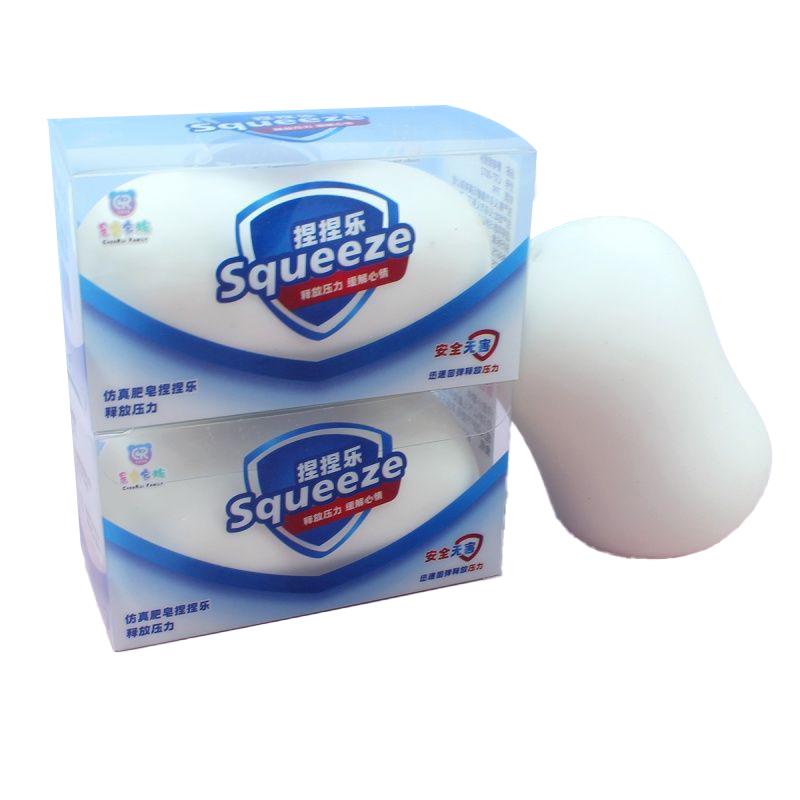 Zeepbal Squishy Zeep Stressbal Fidget Langzaam Rijzend Simulatie Zeep Stressverlichting Fidget Anti-Stress Attributen Voor Kinderen & Volwassenen