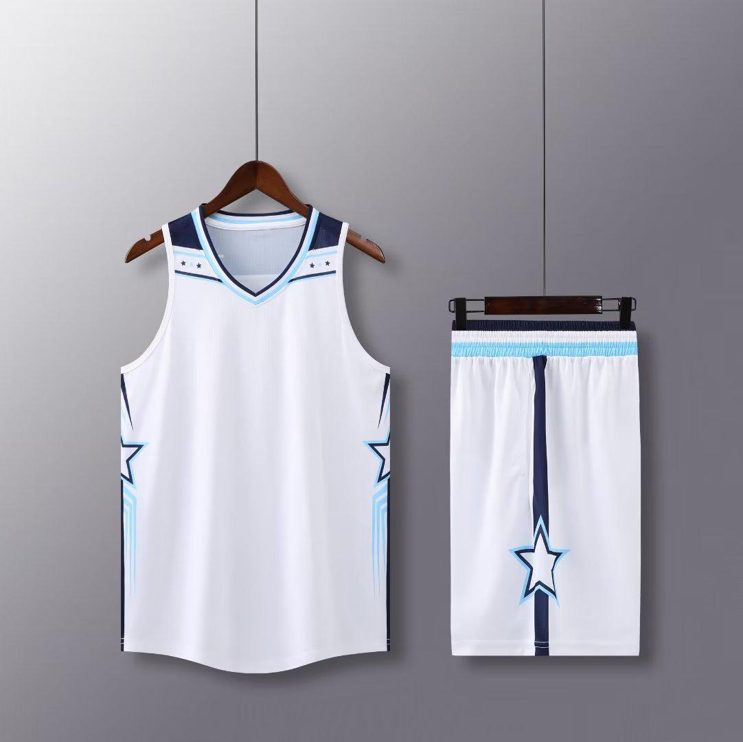 

Мужской комплект быстросохнущей баскетбольной майки с принтованными надписями - Летняя спортивная командная форма в американском стиле M