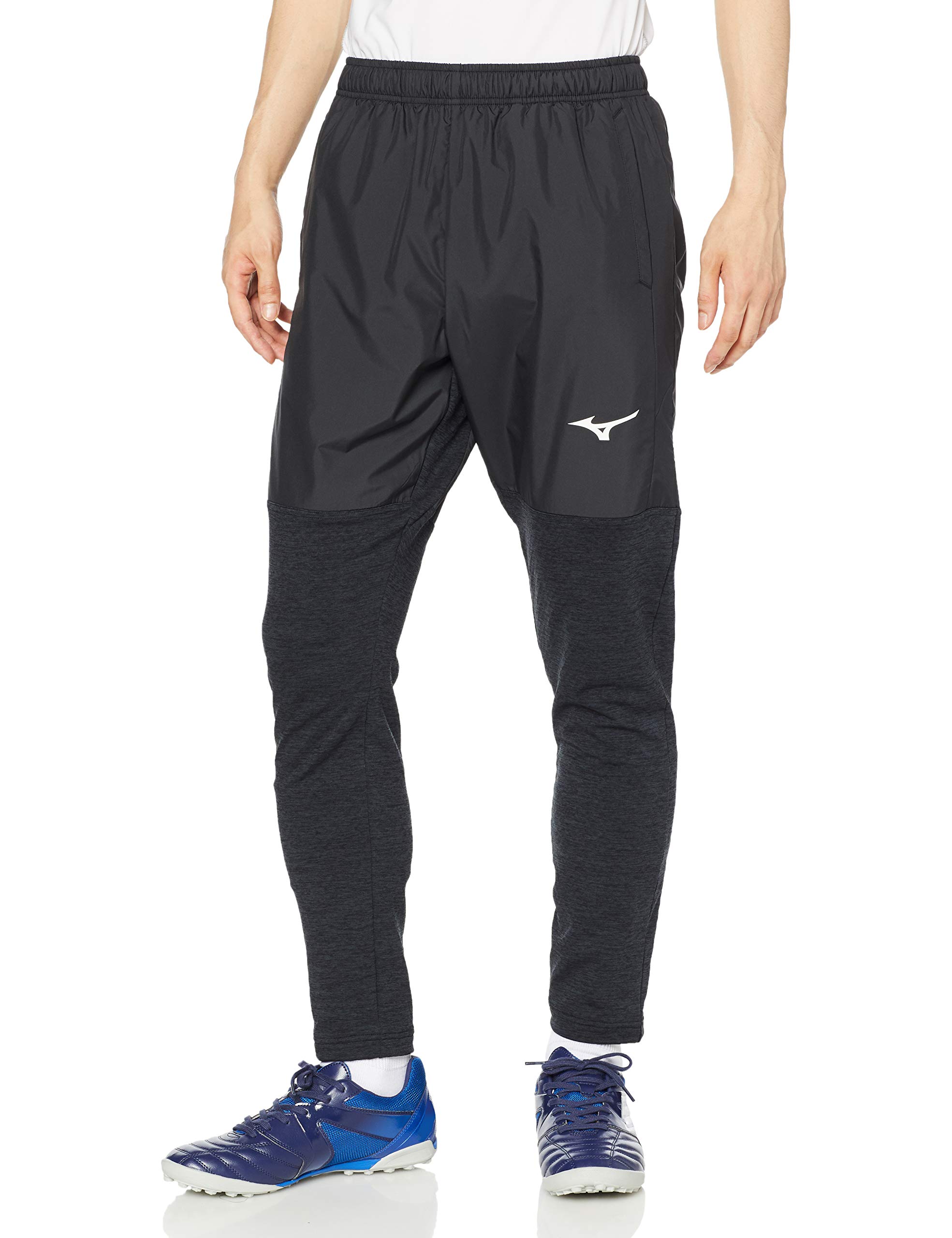 

Mizuno Soccer Wear Hybrid Fleece Cold Weather Japan Size L to Japanese Size Pants, Stretch, P2MD0520, Black, (equivalent L) чёрный