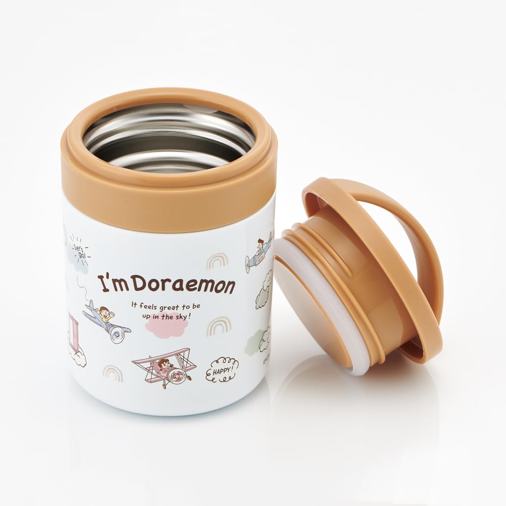 Skater Antibacterial Insulated Soup Doraemon Sky Sanrio Jar/Pot, 300ml, Walk, Design, LJFC3AG-A