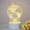 Customize Acrylic 3D Illusion LED Warm White Night Light for Living Room Kids Bedroom Decorative Lamp with USB Power