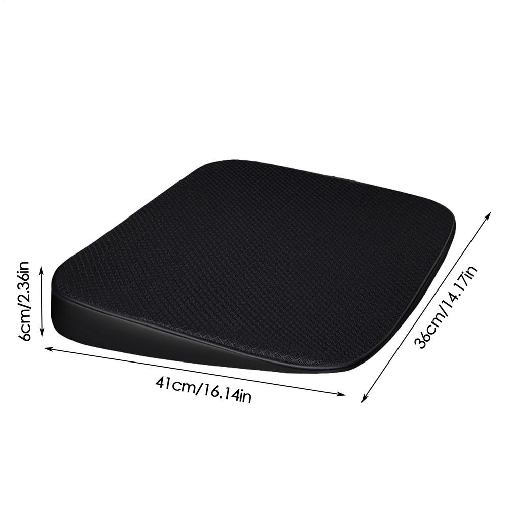Car Main Driver Seat Booster Seat Cushion 6cm Height Memory Foam Mat Breathable Portable Fatigue Relief Car Seat Pad Seat