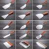Multi-purpose Angled Stainless Steel Spatula