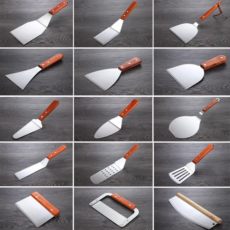 Multi-purpose Angled Stainless Steel Spatula