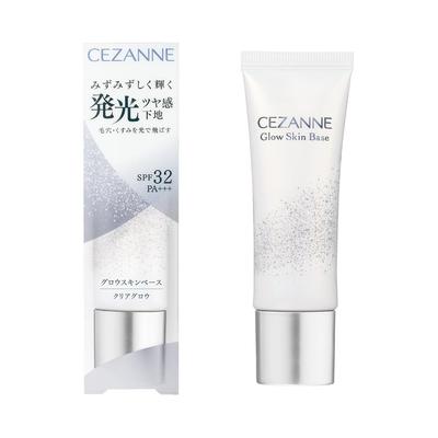 Cezanne Glow Skin Base Clear Glow 20g Makeup Base Luminous Glossy Base Skin Care
