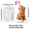 3D Animal Bear Squirrel Silicone Candle Molds DIY Cat Frog Soap Resin Crafts Plaster Making Mould Home Decor Gift