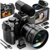 Digital Camera - BAZARLAND30 - 4K - 48MP - 16X Digital Zoom - 3.0-inch IPS LCD