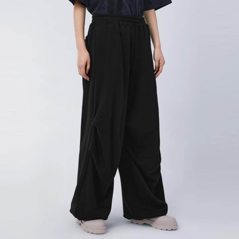 

JNBY Women s 24 Spring Cotton Wide-Leg Casual Pants M