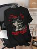 Men's Dark Anime Printed T-shirt, Fashionable Street Life Graphic T-shirt, Suitable for Casual Wear, Perfect for Daily Outfit...