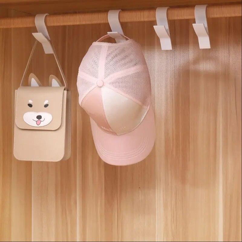 5PCS/lot Kitchen Bathroom Hanger Clips Storage Racks White Hanger Heated Towel Radiator Rail Clothes Scarf Hanger Hooks Holders