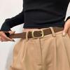 Luxury Design Suede Leather Belt Pin Buckle Wide Waistband Women Waist Belt  Coat Skirt Decoration