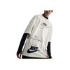 Nike Letter Print Loose Short Sleeve T-Shirt Women Tops Sail-White HJ0521-010