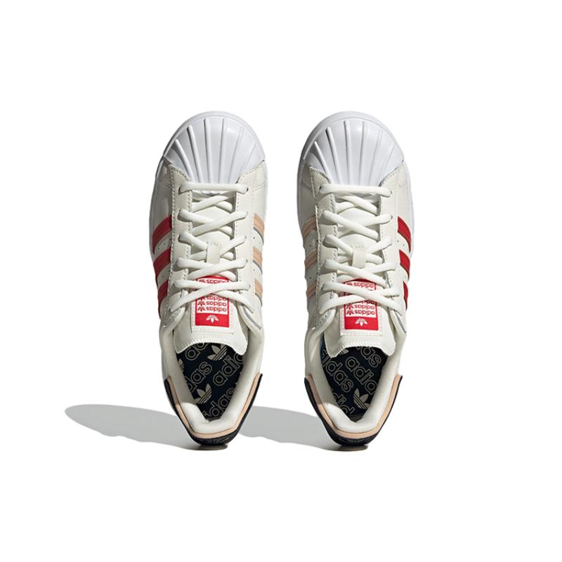 Adidas Women's Superstar Ayoon 'Off White Scarlet' Women's Sneakers HP9576