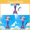 Mermaid Themed Triangular Kite With Polyester Material For Kids And Outdoor Play