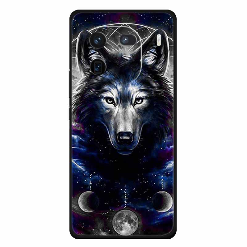 Für Vivo Iqoo 12 Hülle Weiches Silikon Katze Eule Mode Rückseitenabdeckungen für Vivo iQOO 12 Pro Hüllen Marmor Stoßfeste Handyhüllen Iqoo12