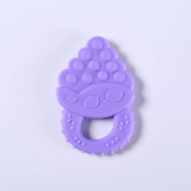 Pack Of 6 Infant Silicone Teething Toy Baby Teething Relief Chew Toy for Easy Grasping & Comfort During Teething Phase