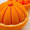 3D-printet Citrus Fidget Legetøj Stressreducer Udvidbar Spiral Kædebold med Glat Bevægelse Realistisk Appelsin Citron Legetøj Fokusforbedrende Gadget
