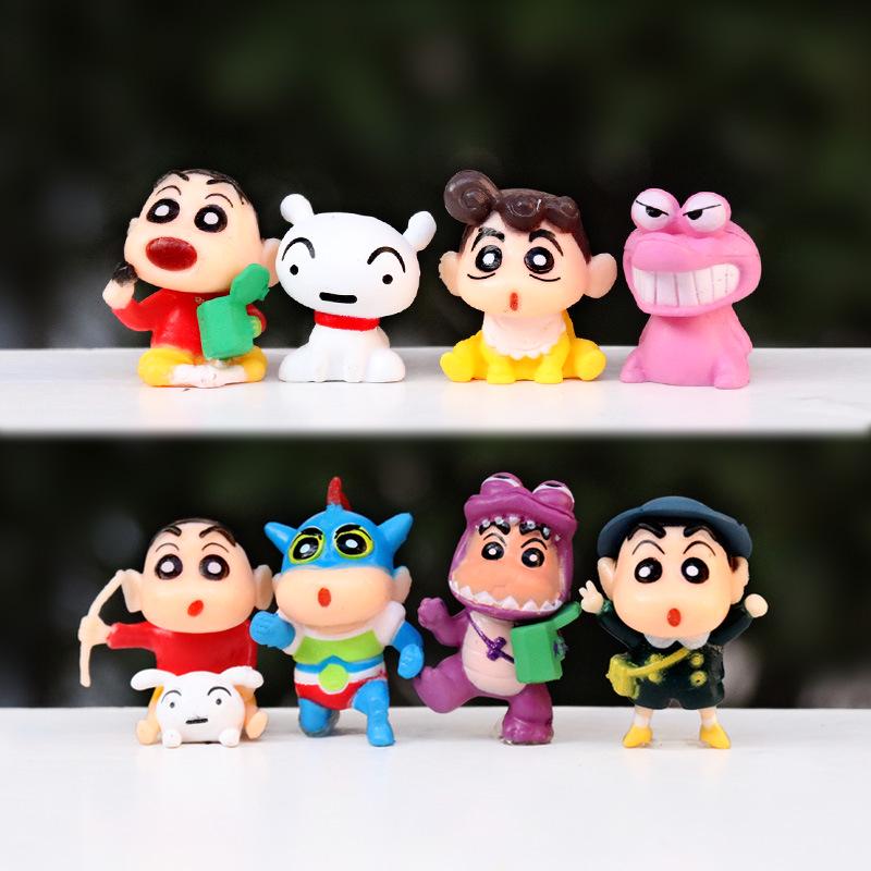 

Shin-chan COS Superman Figure: Anime Decor for Desk, Car, or Cake
