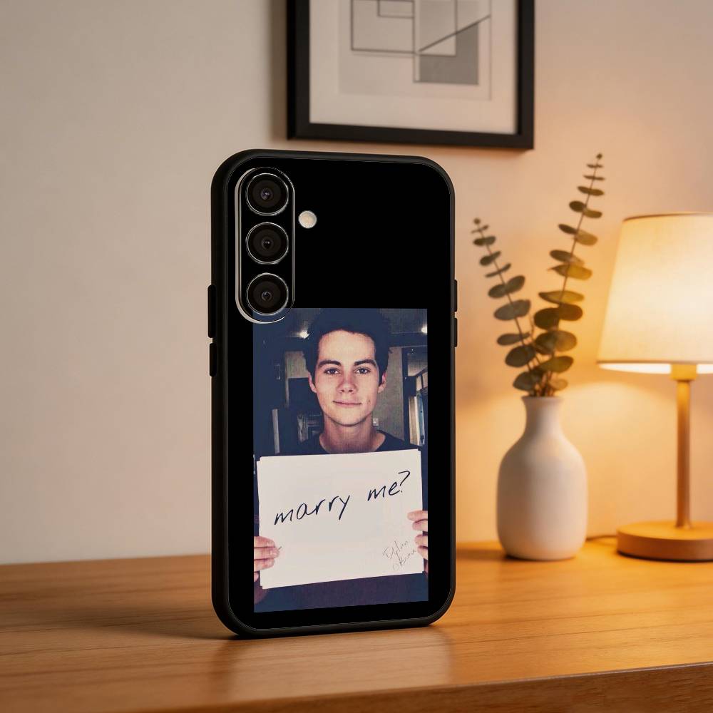 Handsome D-Dylan O-Obrien Phone Case For Samsung A73,72,71,A52,51,40,41,A22,A32,31,A13, Soft Black Shell Samsung a11
