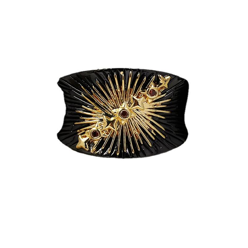 

Итальянские ювелирные изделия, преувеличенные двухцветные кольца с компасом, ретро женские кольца для свадебной вечеринки