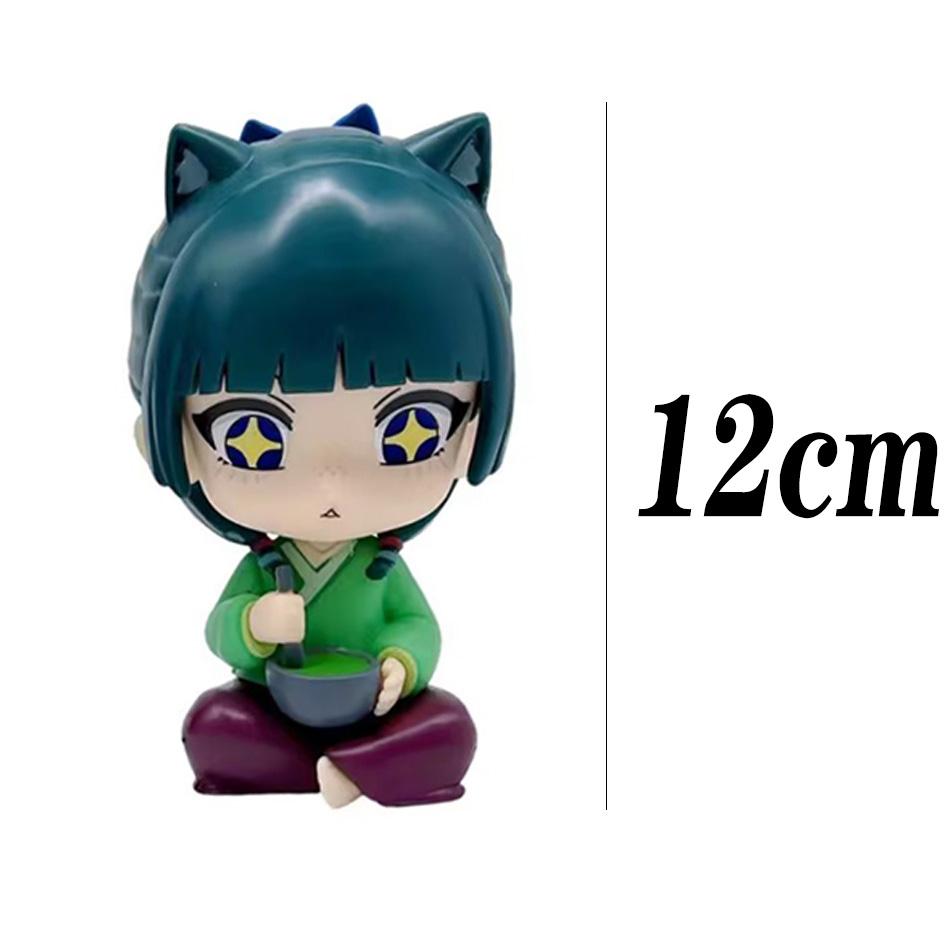 Apothecary Diaries Maomao Jinshi Q Version Mini Figure - Kawaii Anime Sitting Toy Desktop Car Ornament Model Gift