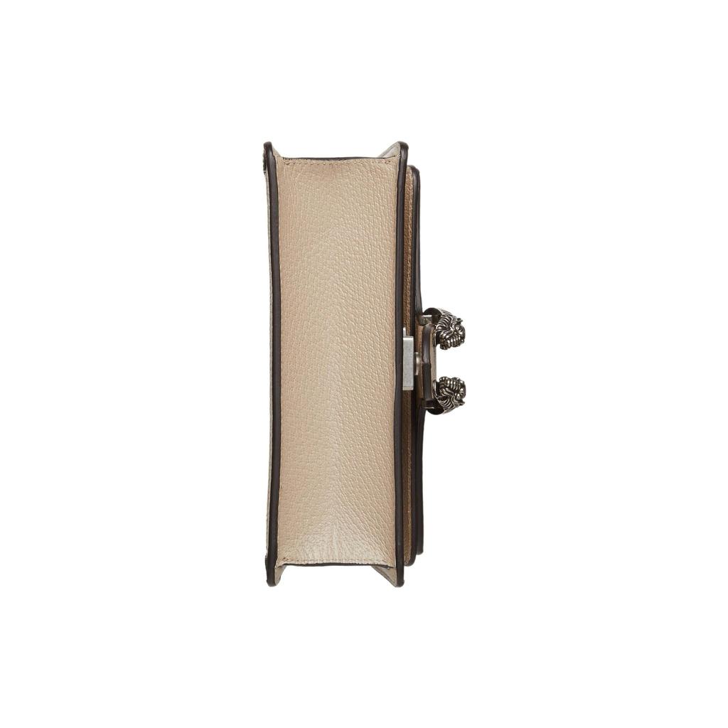 Gucci Dionysus Tiger Head Buckle GG Logo Chain Canvas And Leather Crossbody Bag Women bags 421970-UULBN-9683