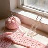 Multiple Size Crochet Hook Set with Gauges Storage Bag Ergonomic Handle Efficient Knitting Projects Solution