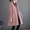 Coat for Women Oversize Cotton Winter Thickened Casual Oversize Double Layer Windbreaker High Collar Jacket