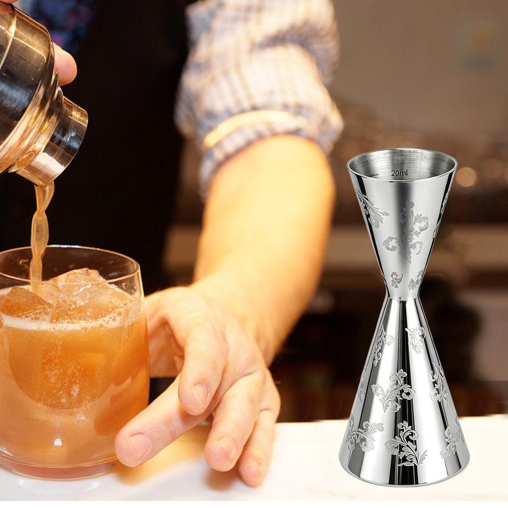 30/60ml Double Head Jigger Stainless Steel Bartending Jigger Durable Cocktail Jigger Cup Bartender