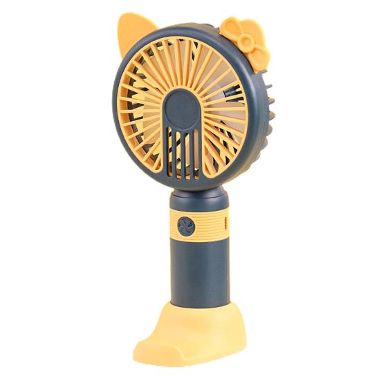 Convenient Desk Operated Long Fan 250mAh Battery Standby Time Keep Cool