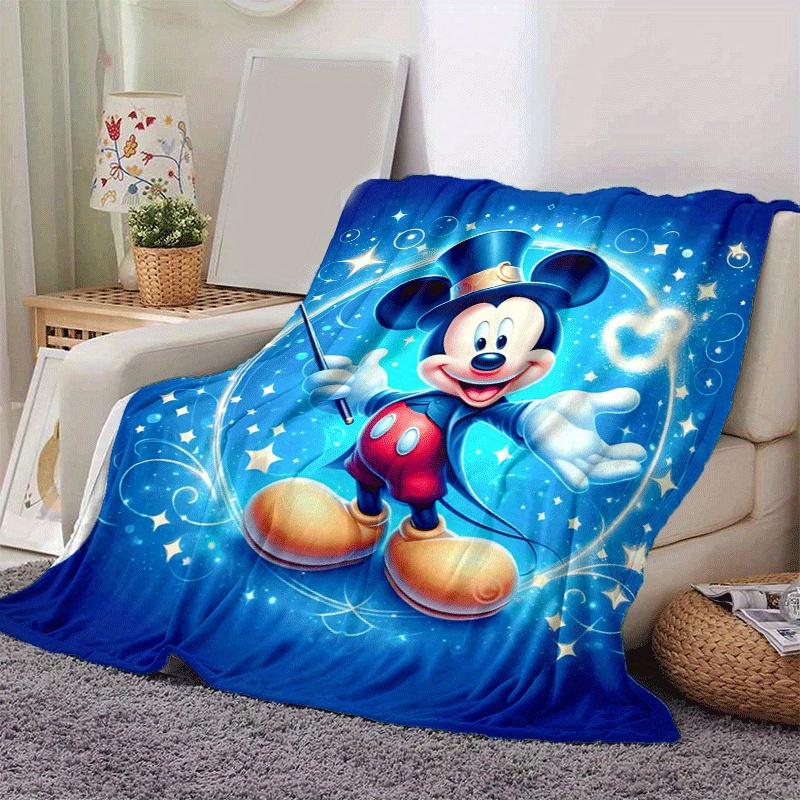 1pc Mickey Printing Blanket - Soft, All-Season Throw for Living Room, Bedroom,Personalized Gift with Adorable Cartoon Design