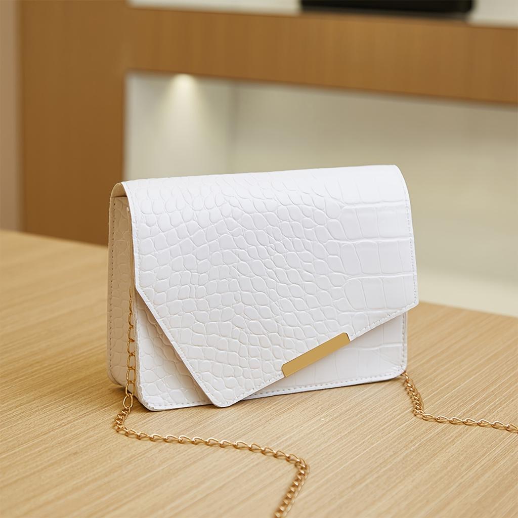 Lady's Envelope Clutch with Chain Strap
