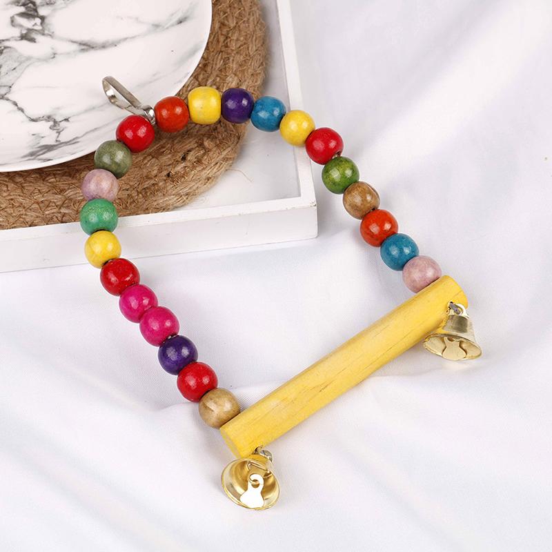 Pet Bird Swing Parrot Parakeet Budgie Cockatiel Cage Hammock Toys Hanging Toy