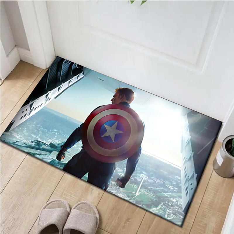 

1pc Office Carpet Chair Mats Captain America Shield Perfect for Office Chairs, Living Rooms, Or Bedrooms,Polyester Carpet.HDT249 60cm by 90cm