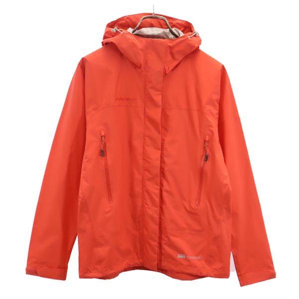 Mammut Outdoors Nylon Jacket M Orange Series With Storage Pouch Women Used