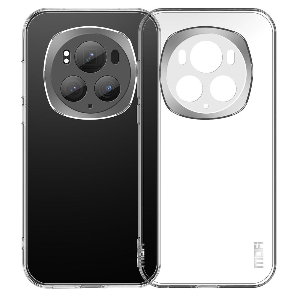 MOFI For Honor Magic6 Pro 5G Clear Case Fiexible TPU Shockproof Phone Cover A
