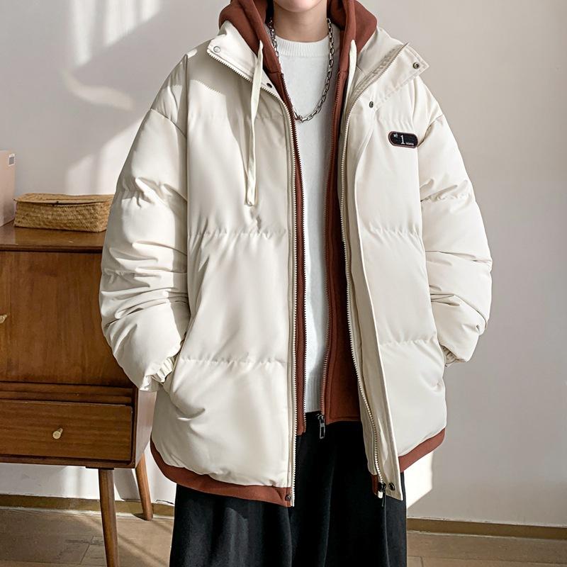 Herren- und Damen-Gleicher Wintertrend Locker Verdickt Baumwollgepolsterte Kleidung Brot-Kleidung Paar Baumwollgepolsterte Jacken