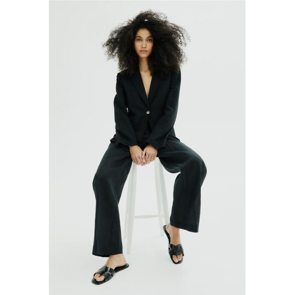 

Плетеные сандалии HM черные