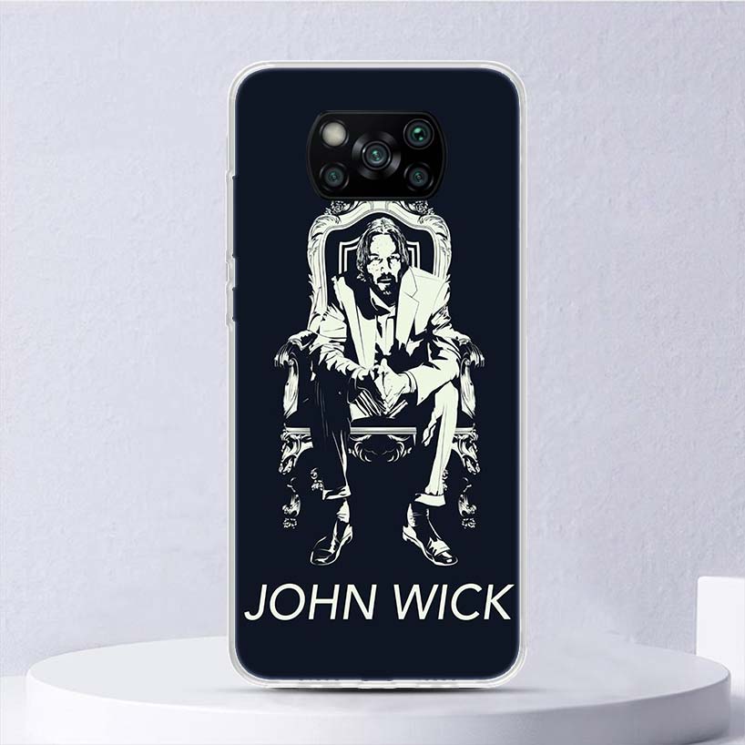 John Wick 4 Movie Soft Case For Xiaomi Poco X7 X6 X5 X4 X3 Nfc F7 Ultra F6 F5 Pro Phone Cover F4 Gt F3 M5S M4 M3 M5 M6 Coque