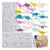 Mini Dinosaur Silicone Mold for DIY Keychain Jewelry Making Super Glossy Epoxy Mould Handmade Resin Keychain Mold
