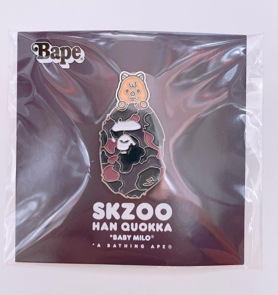 [USED] BAPE X STRAY KIDS HAN QUOKKA METAL PIN