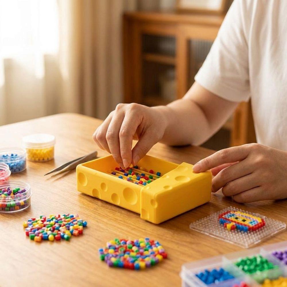 Dust-proof Fuse Beads Picking Tray Efficient Bead Organizer Tray Beading Supplies
