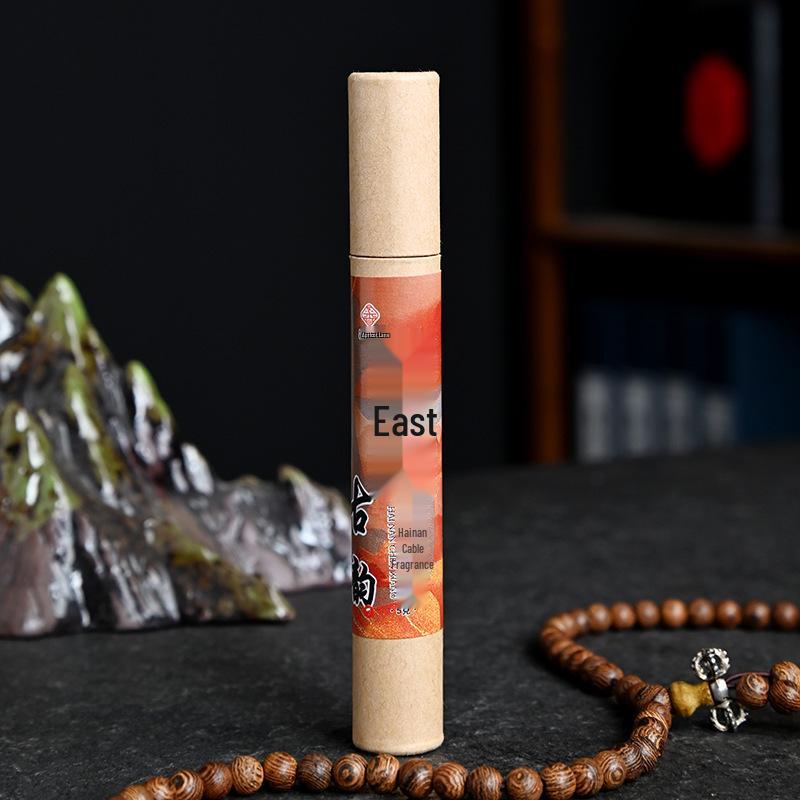 Oriental Rhyme Natural Coil Incense: Nha Trang Sandalwood, Agarwood, Osmanthus Scent for Indoor Aromatherapy.